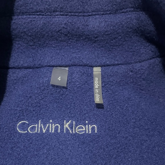 Calvin Klein Wool-Cashmere Double Breasted Pea Coat - Picture 12 of 17
